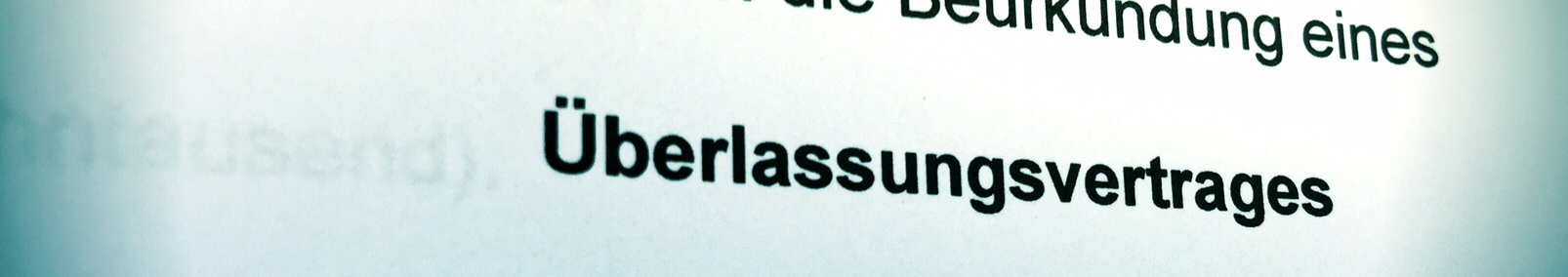überlassungsvertrag